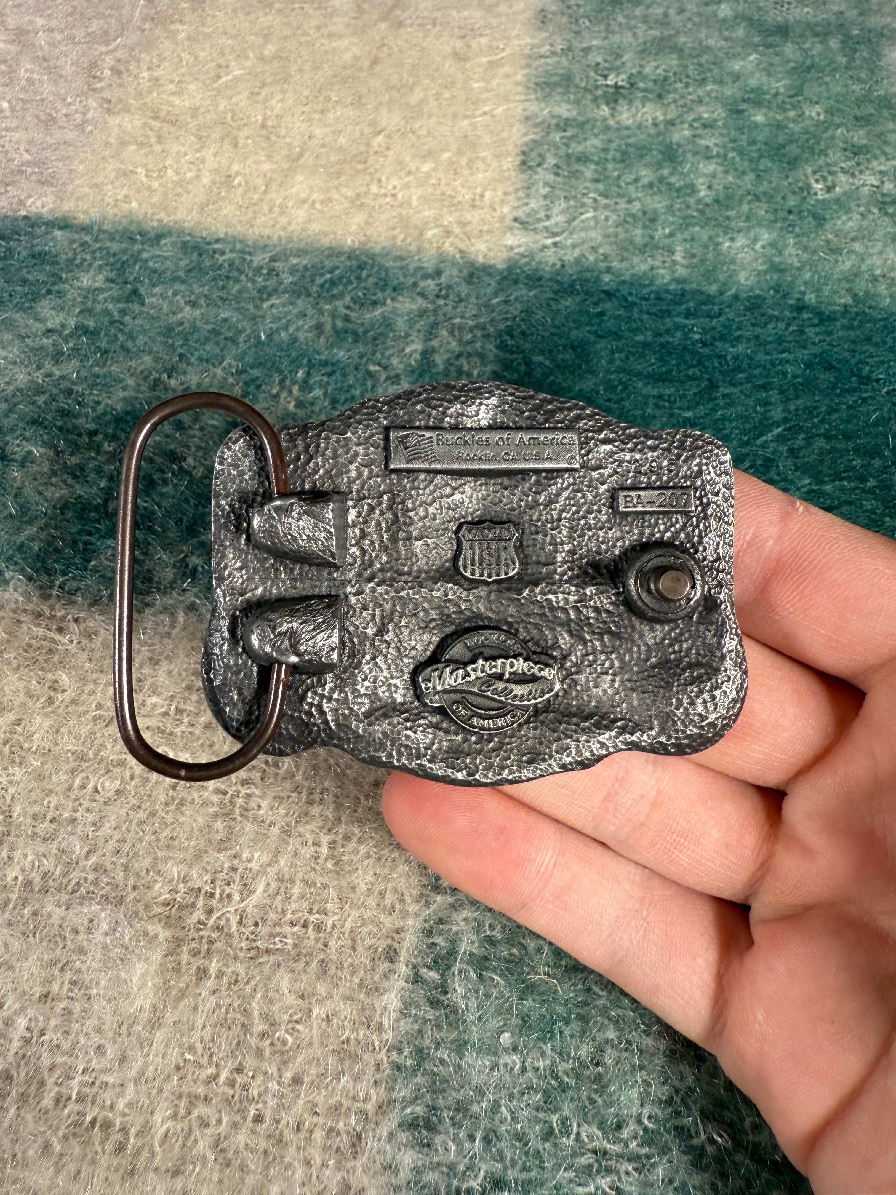 Vintage America Love It Or Leave It Belt Buckle
