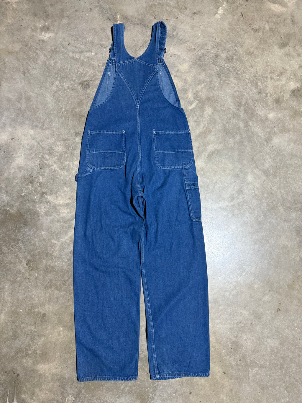 True Vintage Sears Wear Tuff Denim Overalls (36x32)