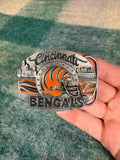 Vintage Cincinnati Bengals Helmet Belt Buckle