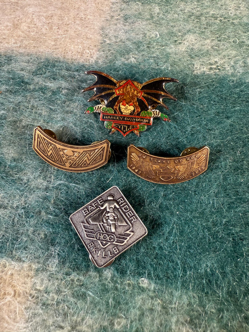 Lot of 4 Harley Davidson Motorcycle Pins