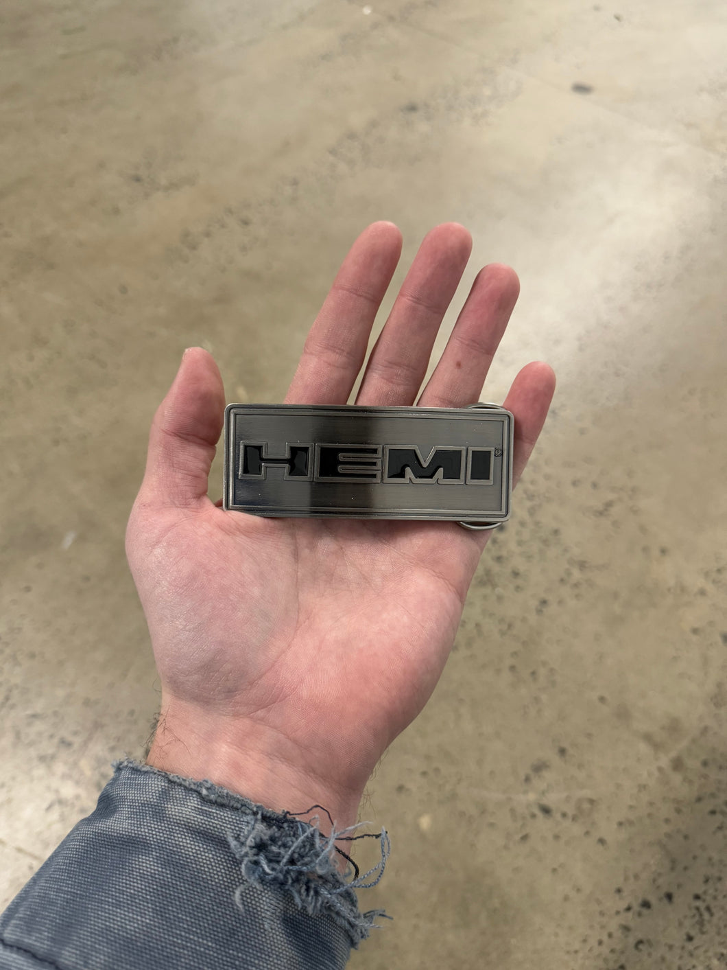 Hemi Engine Belt Buckle