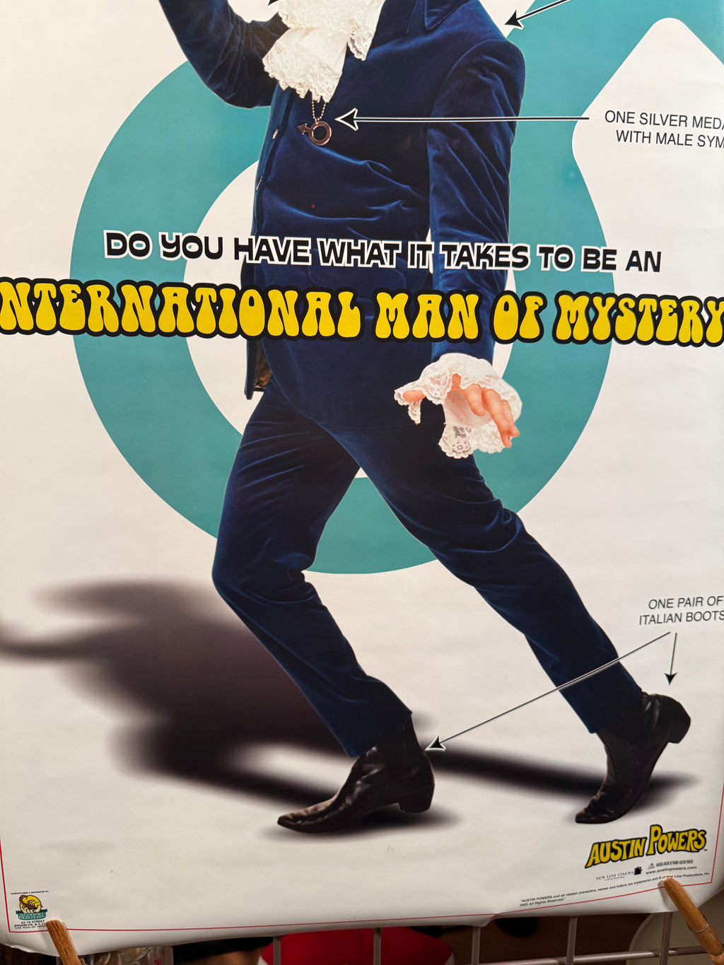 Vintage 2002 Austin Powers International Man of Mystery Poster