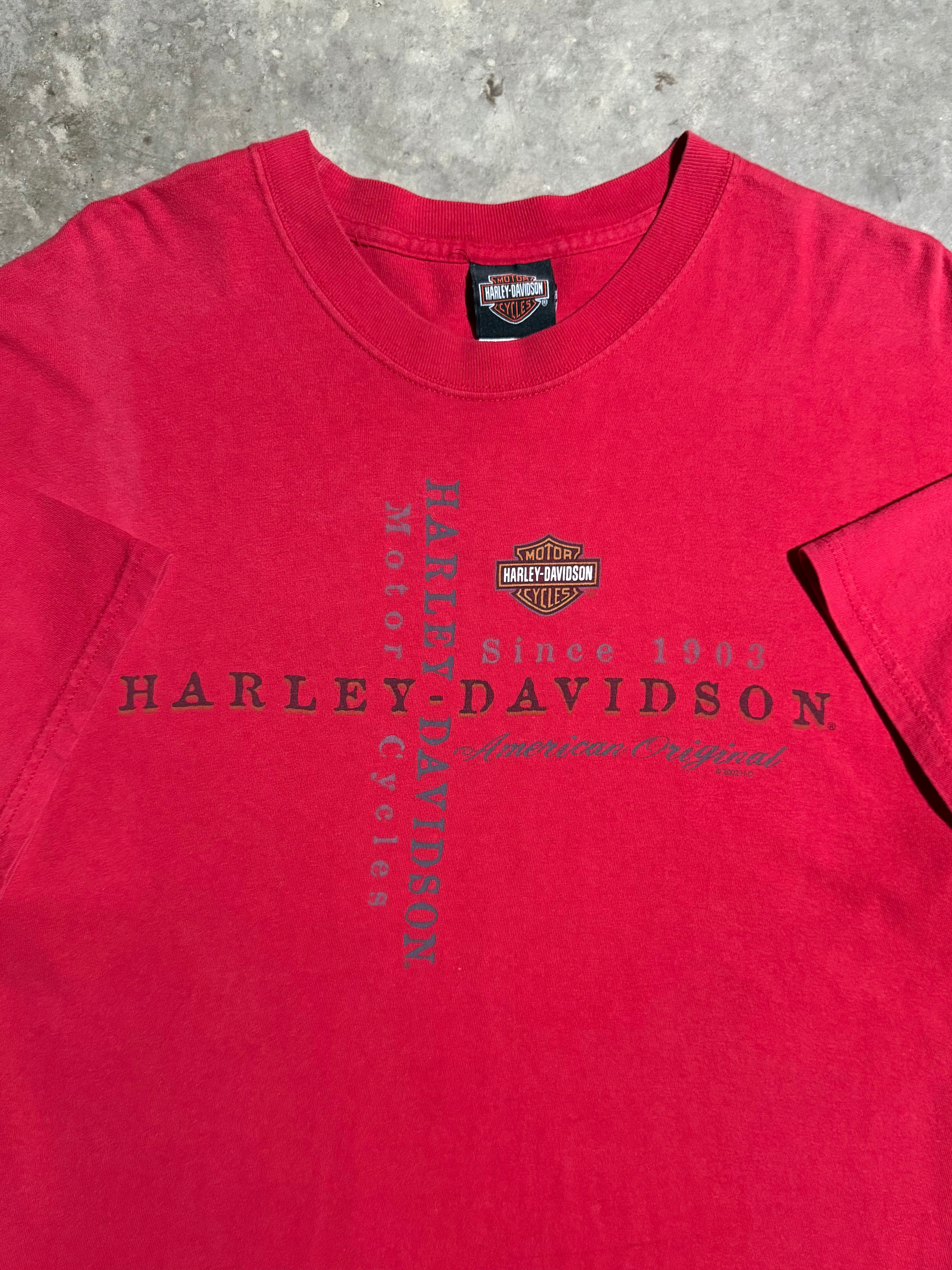 Vintage Harley Davidson Topeka Red Tee (XL)
