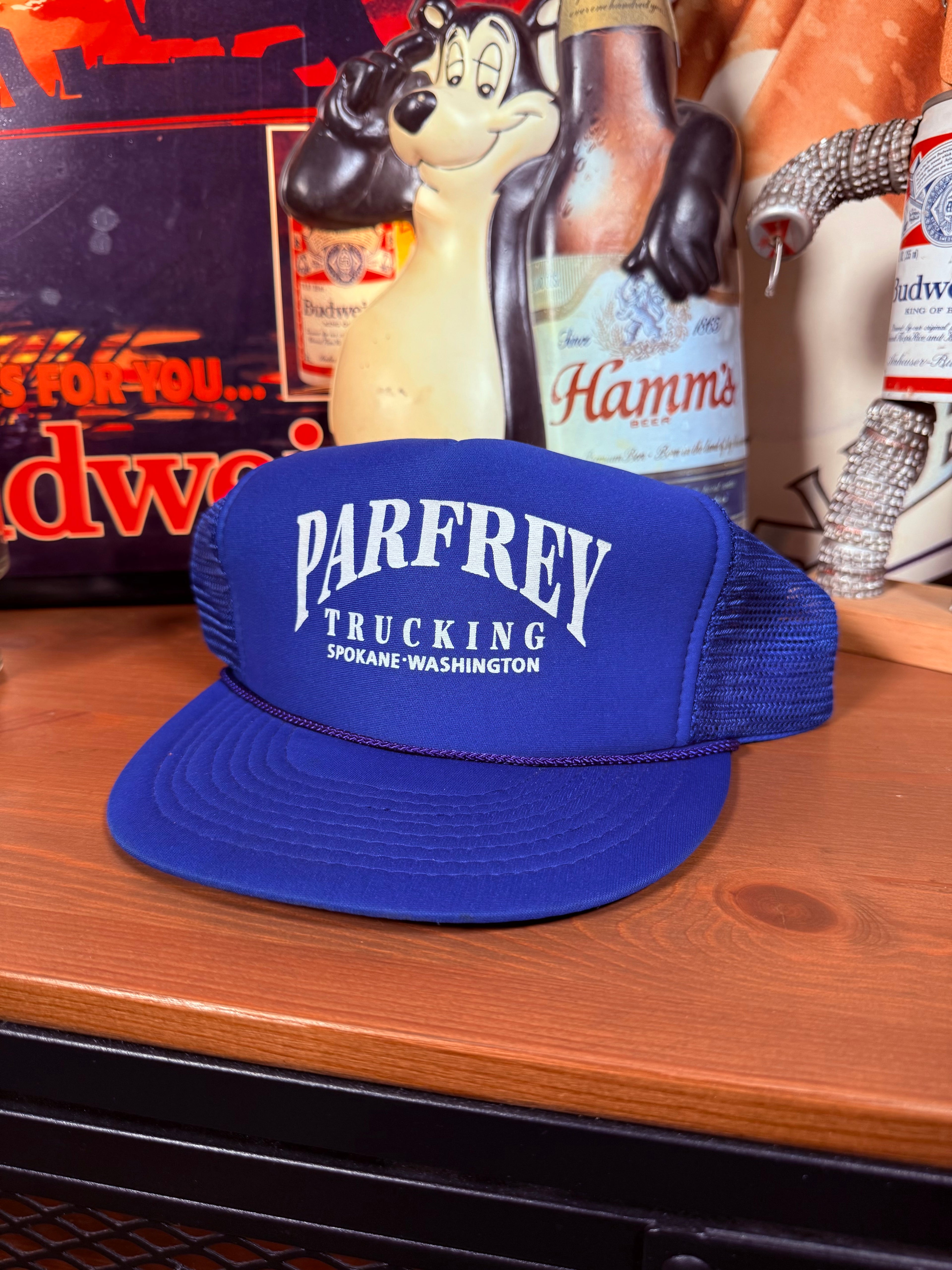 Vintage Parfrey Trucking Snapback Hat