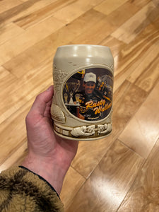 Vintage 90s Rusty Wallace Nascar Beer Mug