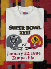 Load image into Gallery viewer, Vintage 1984 Super Bowl 18 T-Shirt (S)

