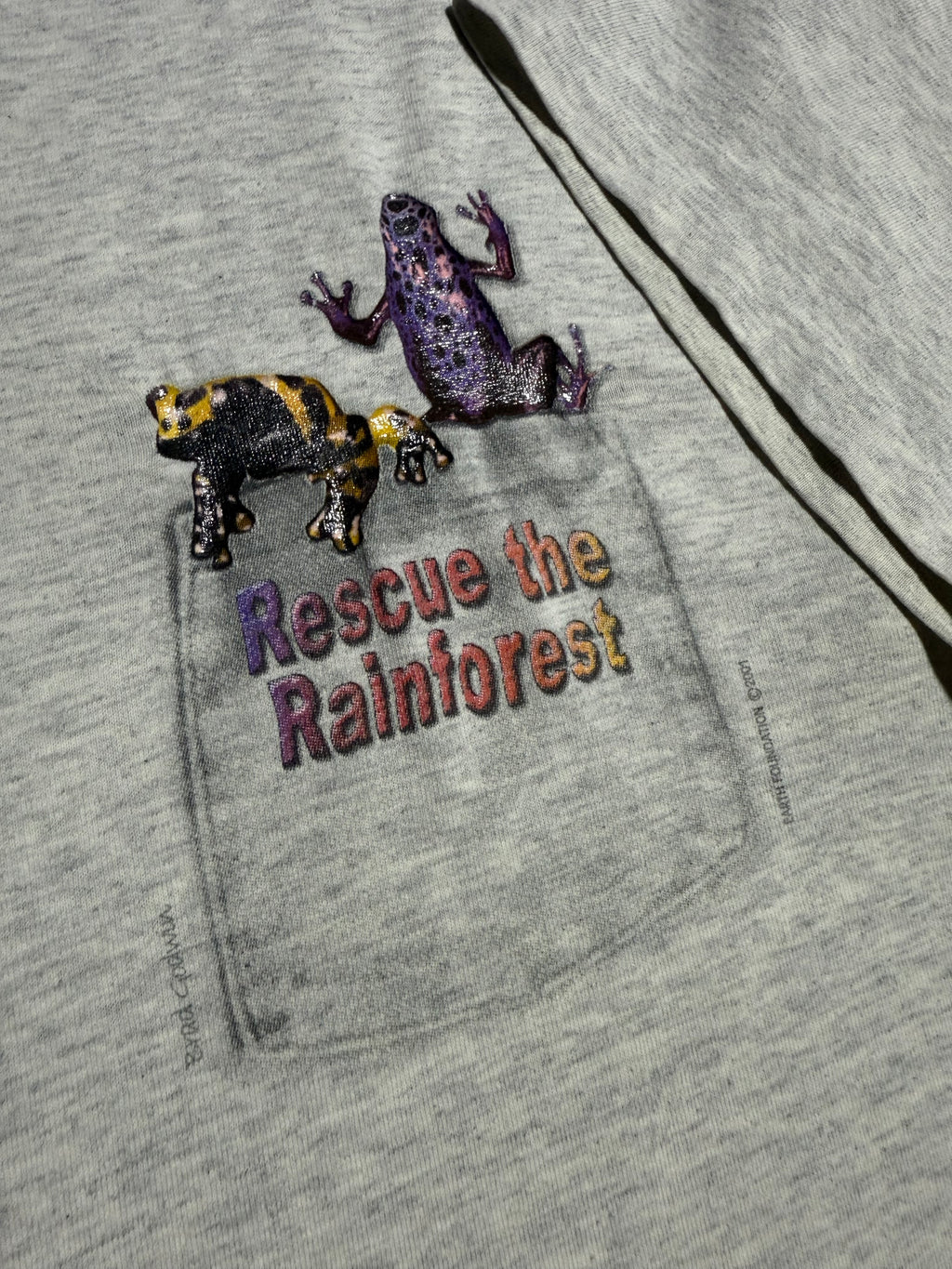 Vintage Rescue The Rainforest Frog Tee (L)