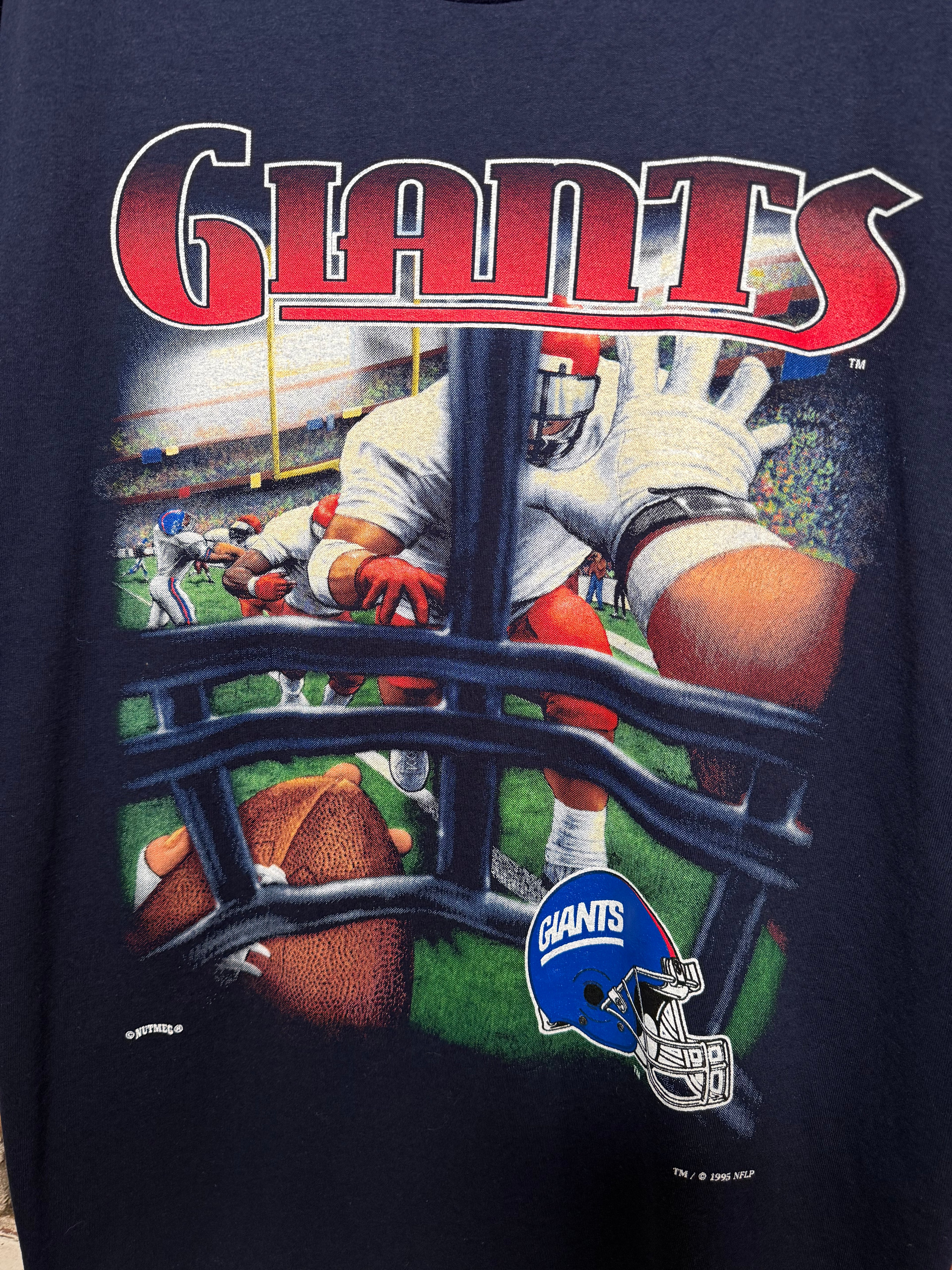 Vintage 1995 New York Giants Helmet Tee (XL)