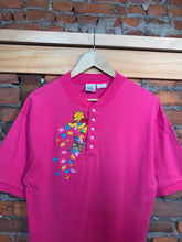 Load image into Gallery viewer, Vintage Winnie The Pooh Embroidered Henley Shirt (M/L)
