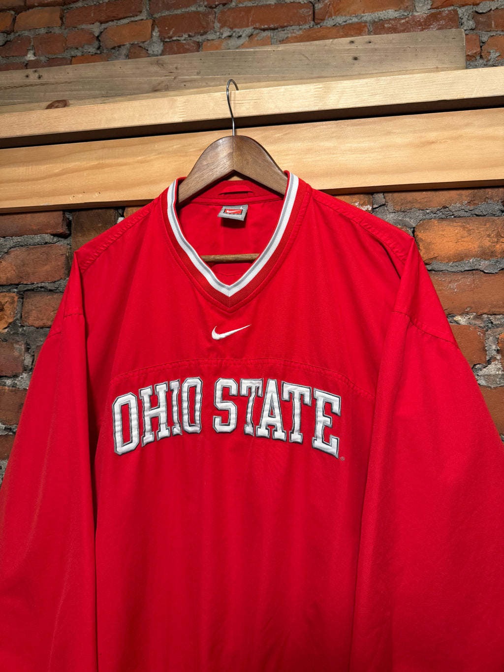 Vintage Nike Ohio State Center Swoosh Windbreaker (L)
