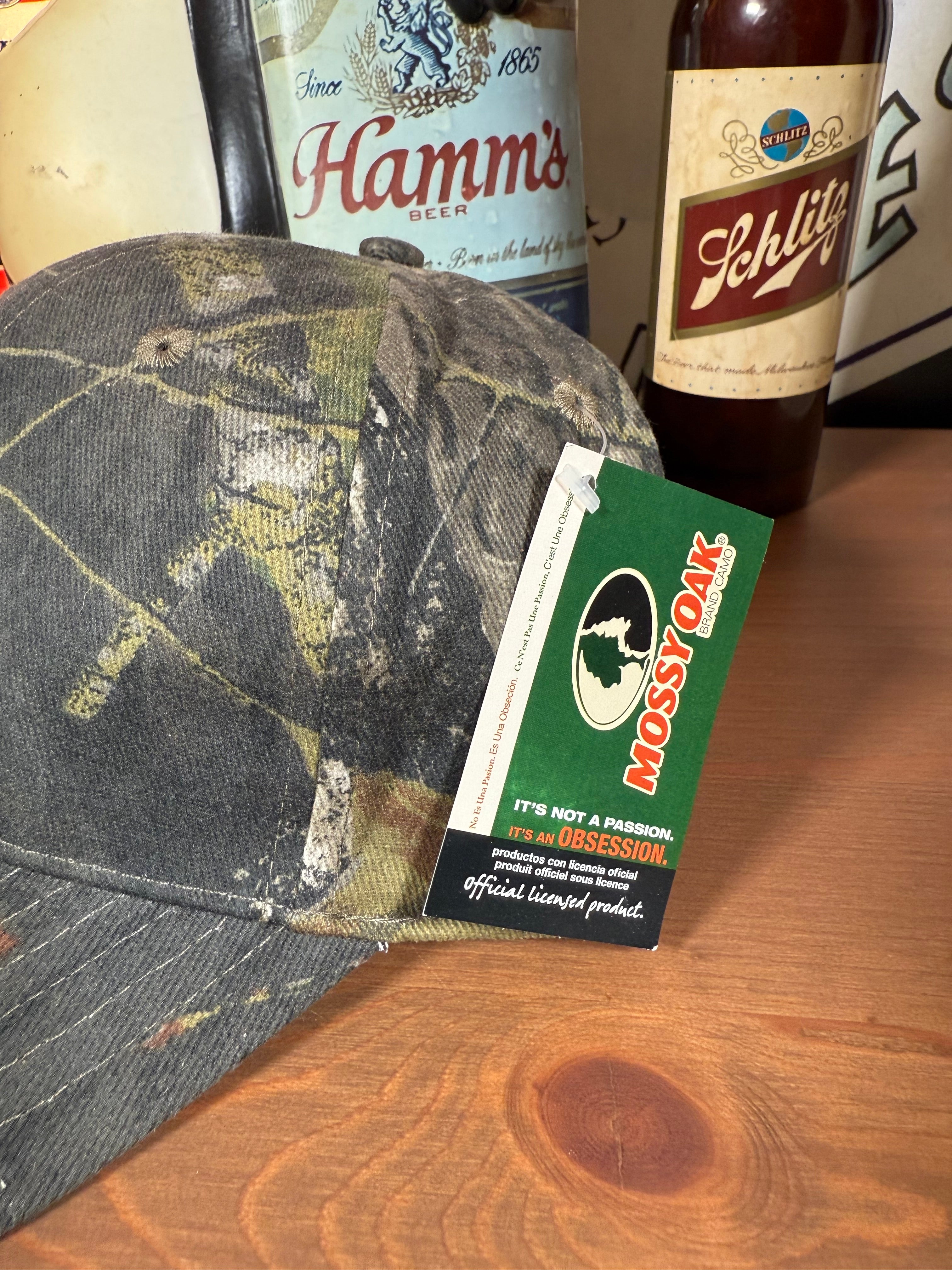 Vintage Crows Seed Mossy Oak Camo K Products Hat