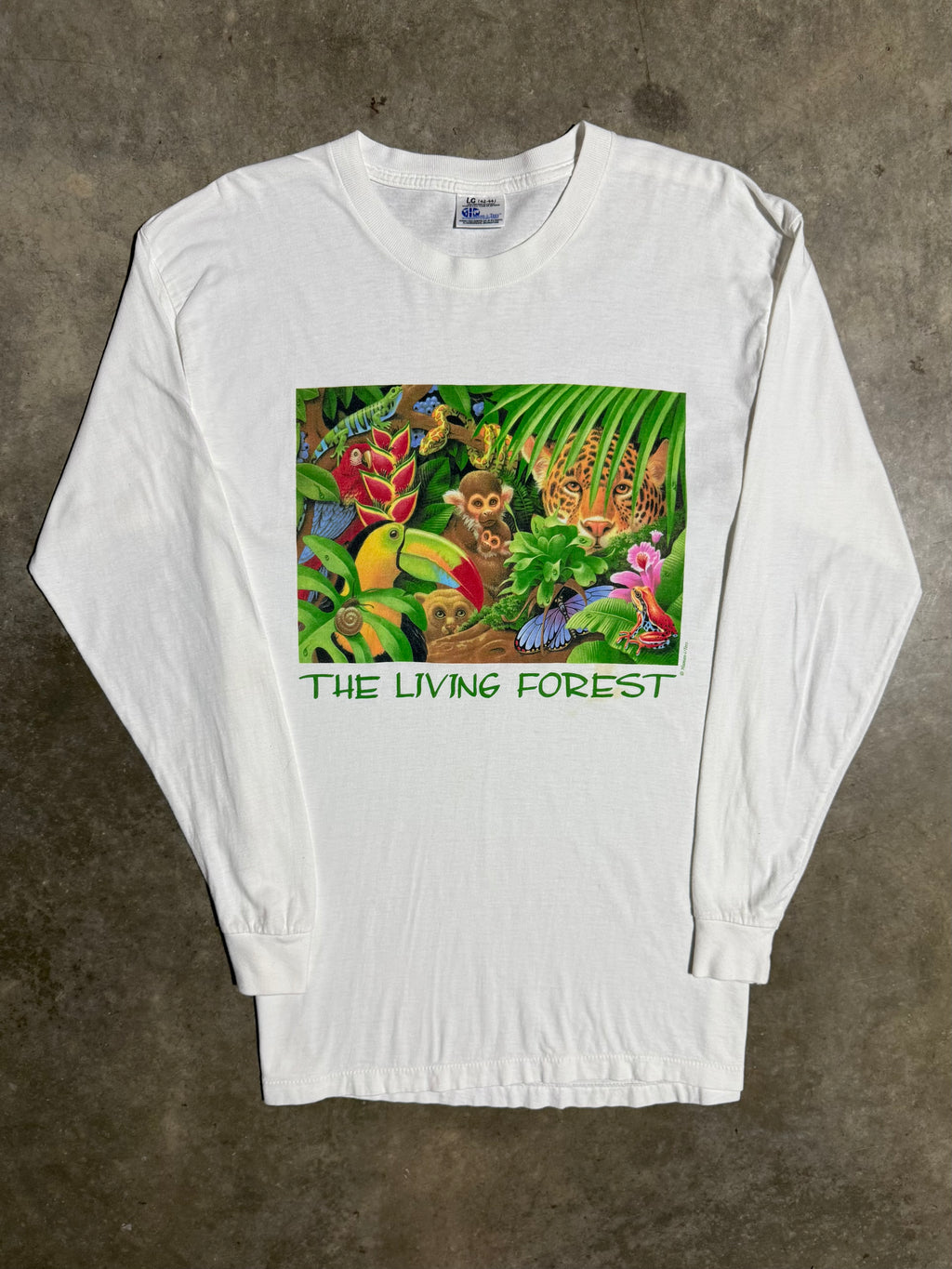 Vintage 90s The Living Forest Longsleeve Shirt (L)
