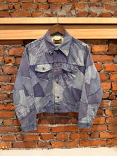 Load image into Gallery viewer, True Vintage Hayes Patchwork Pattern Jean Jacket (36, Small, see measurements)
