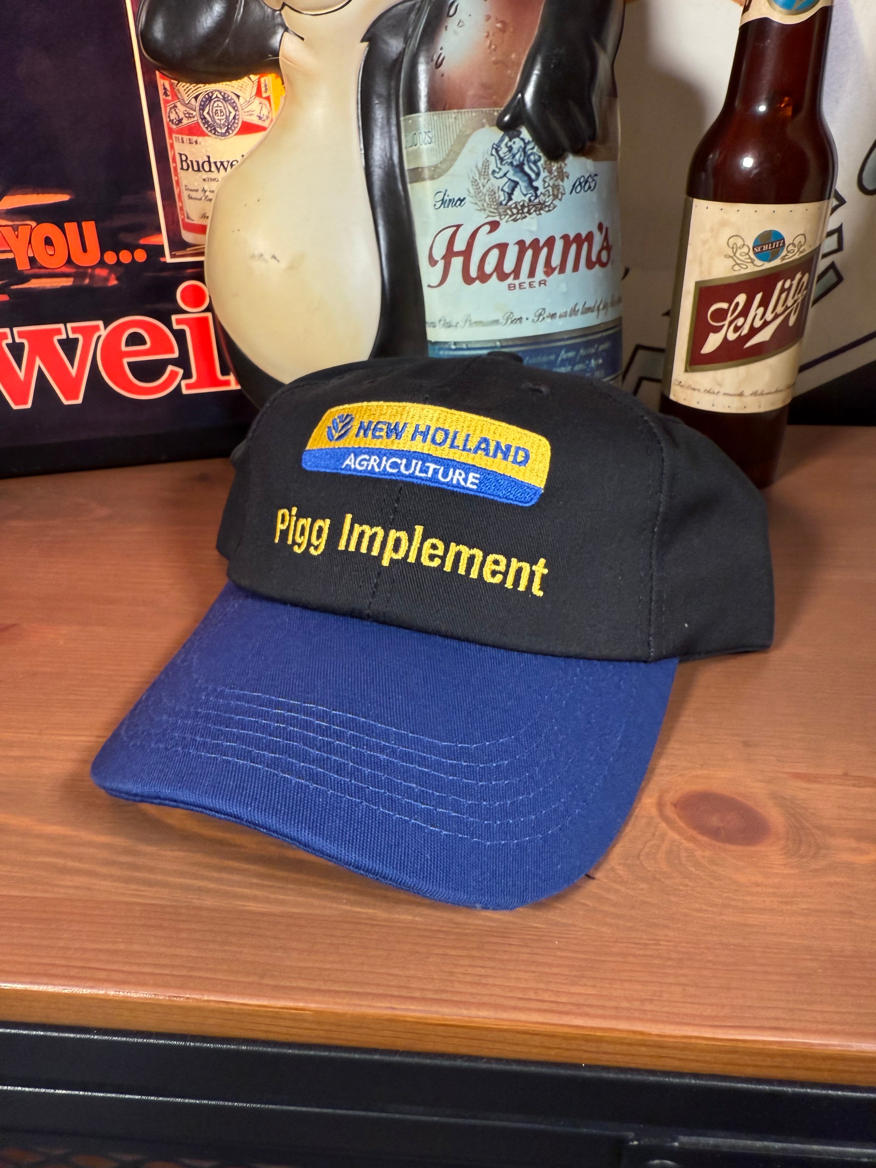 Vintage Y2K New Holland Agriculture Pigg Implement Hat