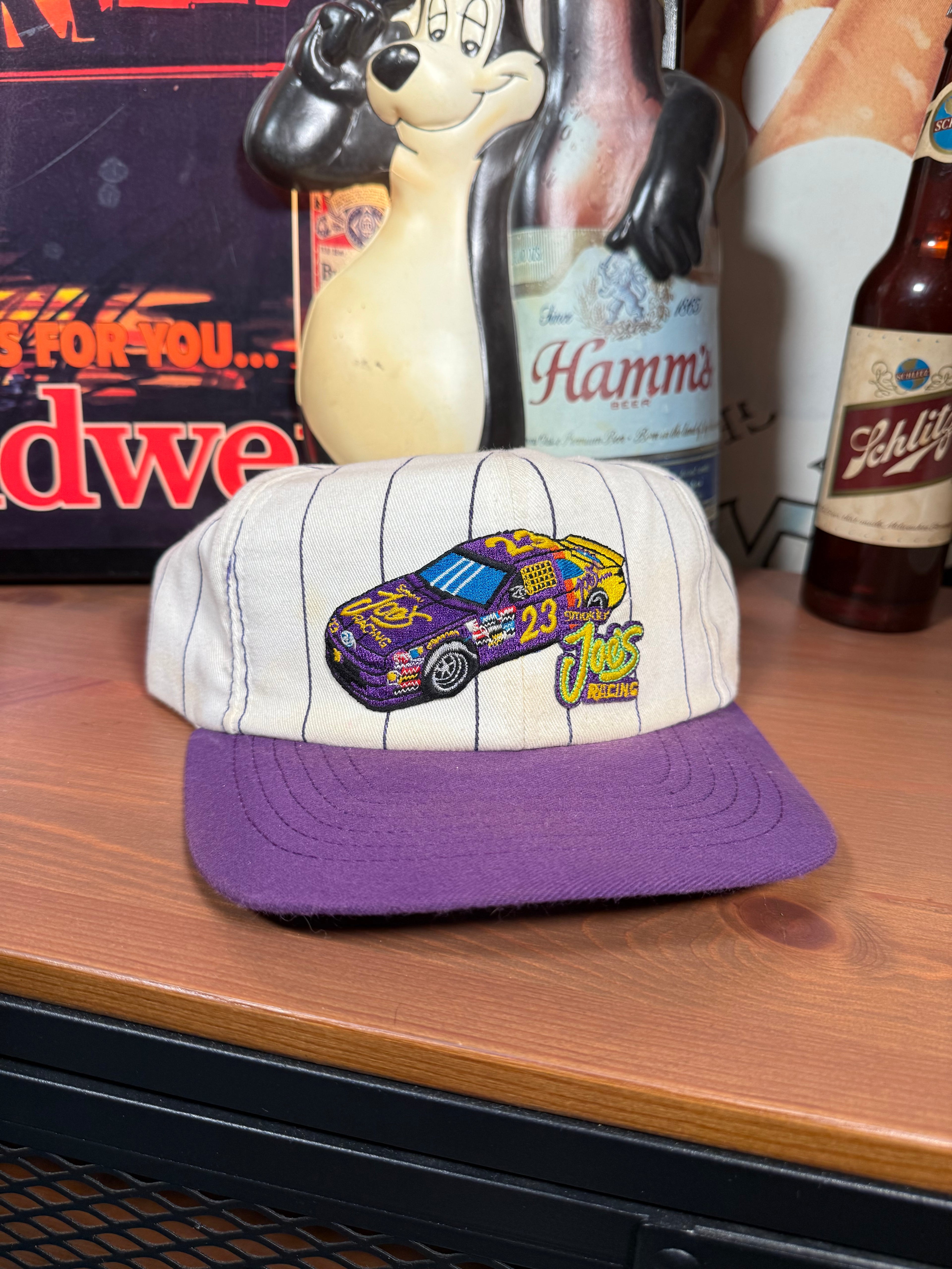 Vintage Camel Cigs Smokin Joes Racing Car Snapback Hat