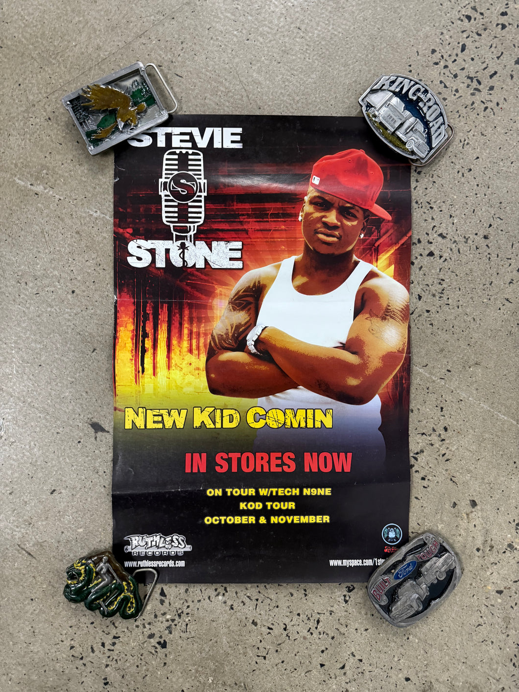 2000s Hopsin+Stevie Stone Album Promo Poster  (11x17)