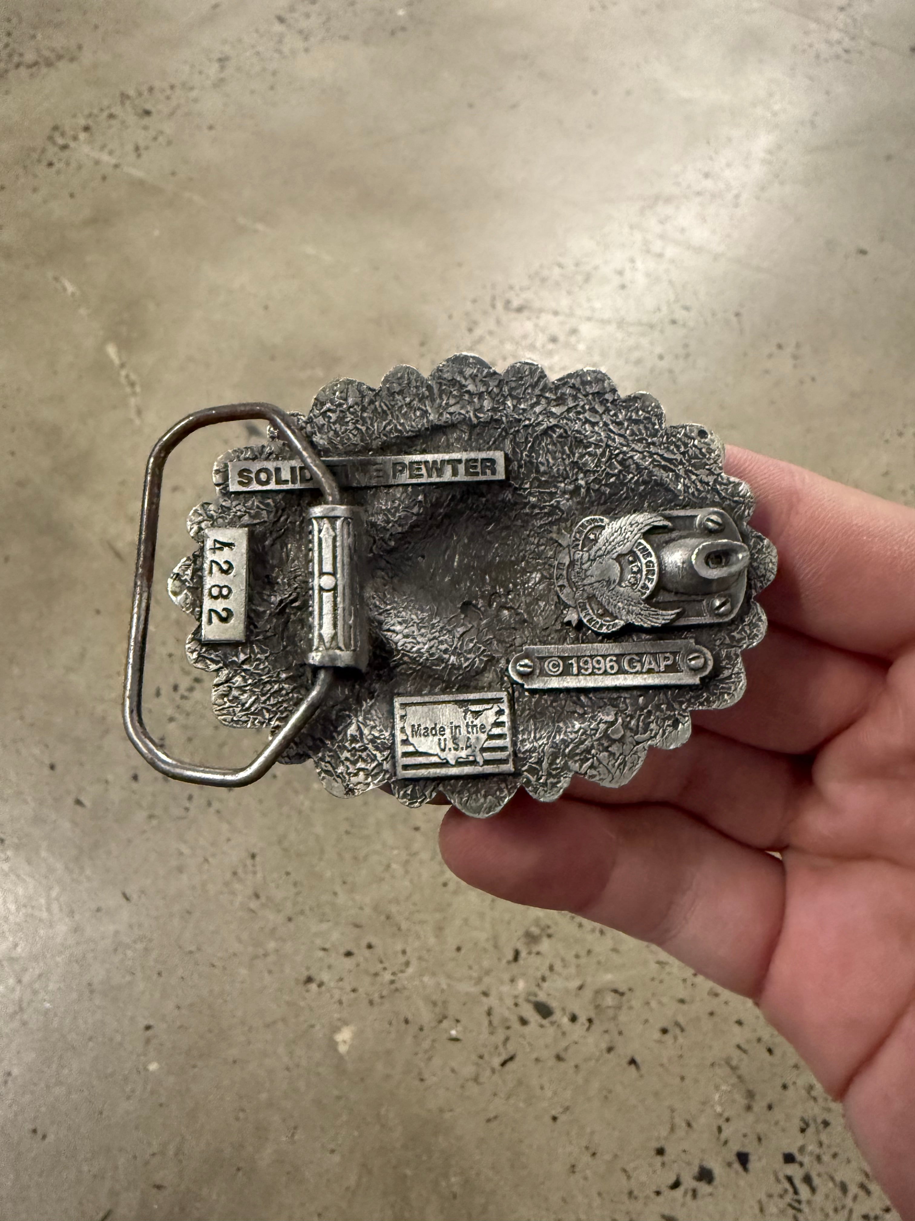Vintage Eagle Head Belt Buckle