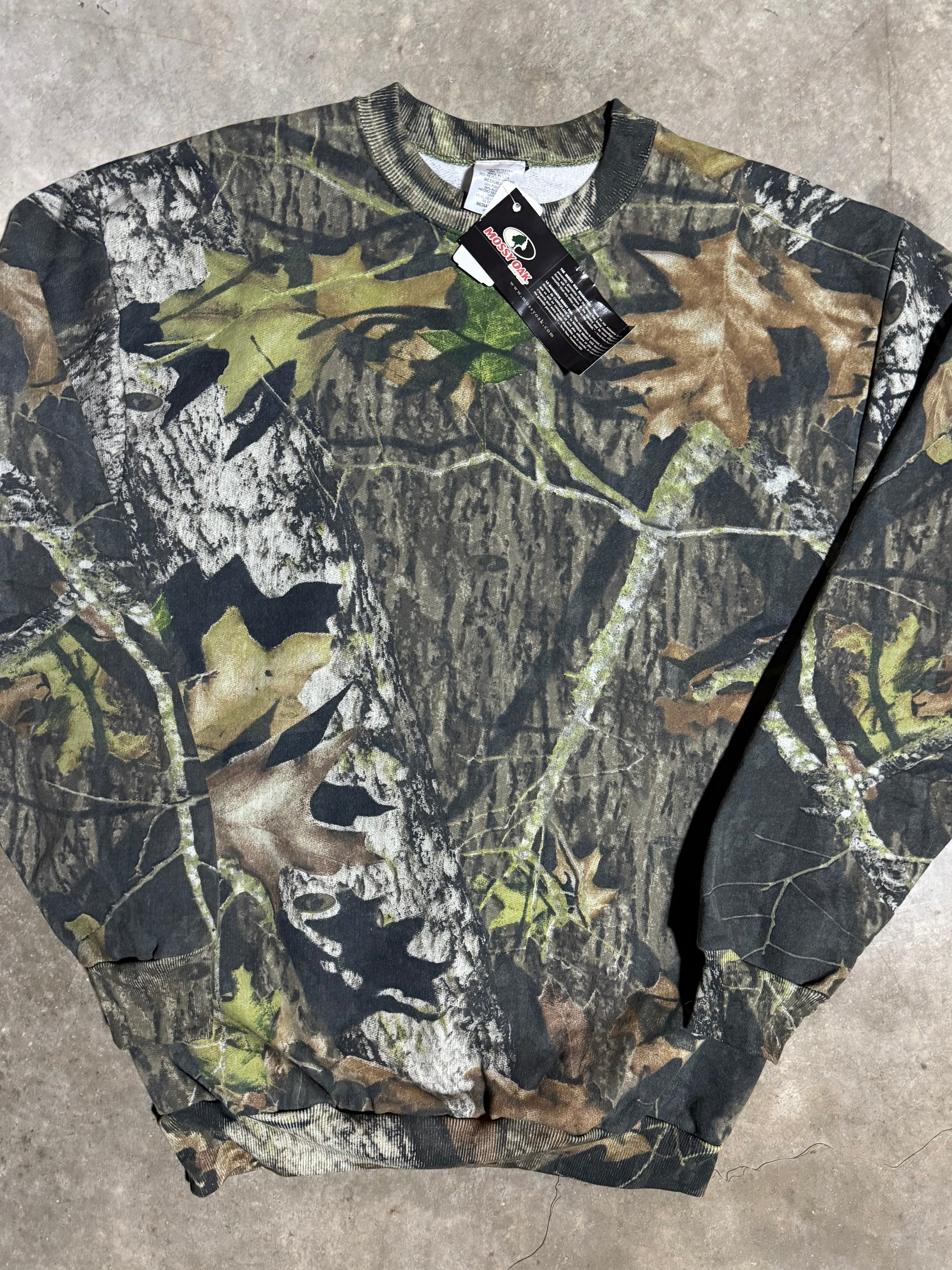 Vintage Mossy Oak Camo Crewneck (M)