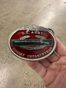 Vintage US Army Combat Infrantryman Belt Buckle