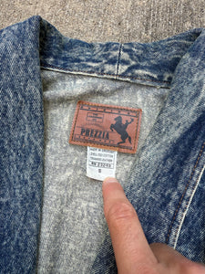 Vintage Women’s Denim Fringe Western Jacket (WS)