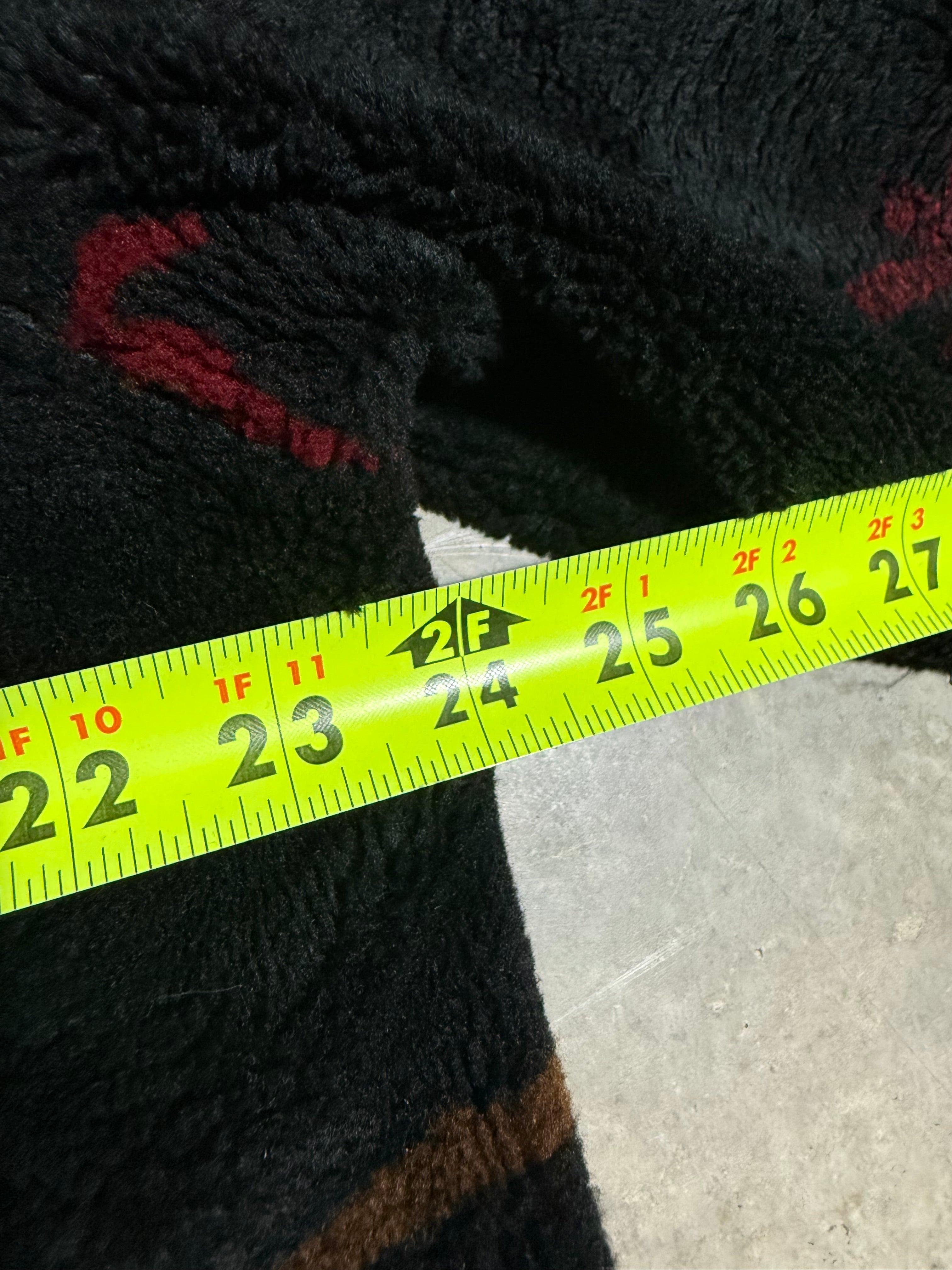 Vintage Forecaster Animal Pattern Fleece Zip Up (L)