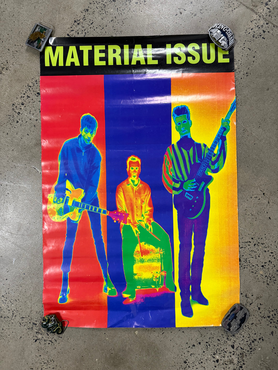 Vintage 80s Material Issue Band Poster (24x36)