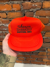 Load image into Gallery viewer, Vintage Sharon Speedway Orange Trucker Hat

