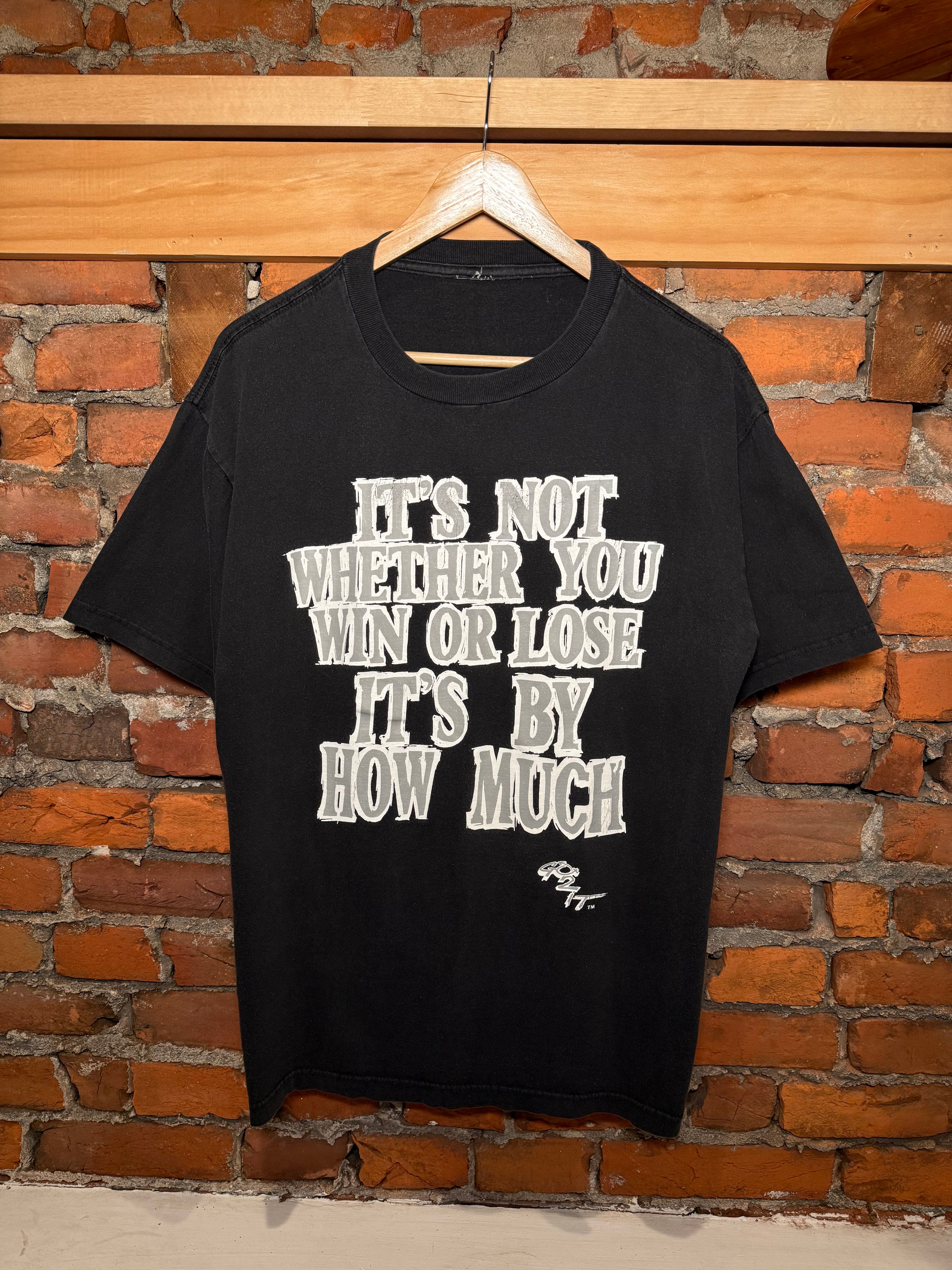 Vintage It’s Not Whether You Win Or Lose T-Shirt (L/XL)