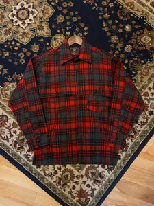 True Vintage Johnson Zip Up Flannel (L/XL)