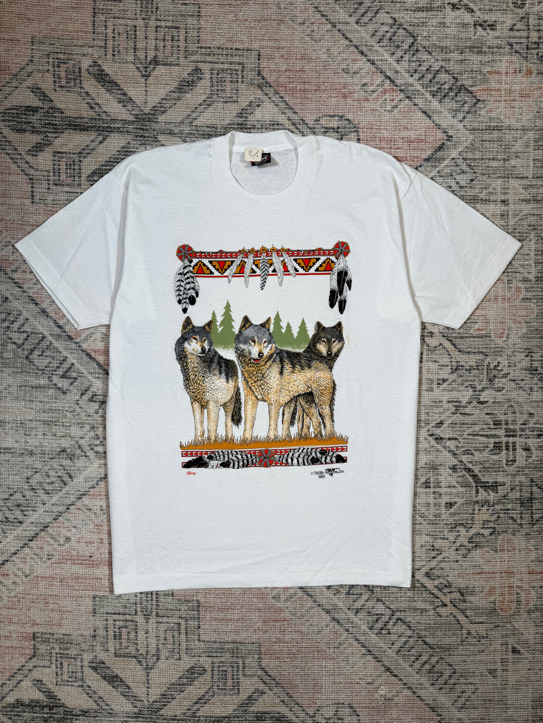 Vintage 1992 Wolves Tee (XL)