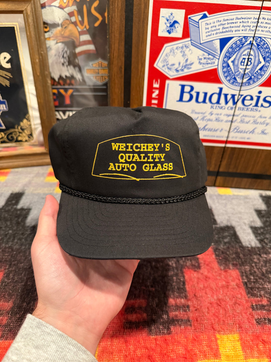 Vintage Auto Glass SnapBack Hat