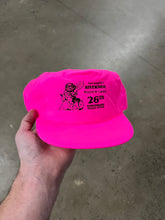 Load image into Gallery viewer, Vintage Riverside Casino Neon Pink SnapBack Hat
