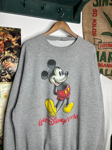 Vintage Mickey Mouse Disney World Crewneck (3XL)