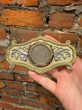 Load image into Gallery viewer, 1921 Silver Dollar Flipping Belt Buckle
