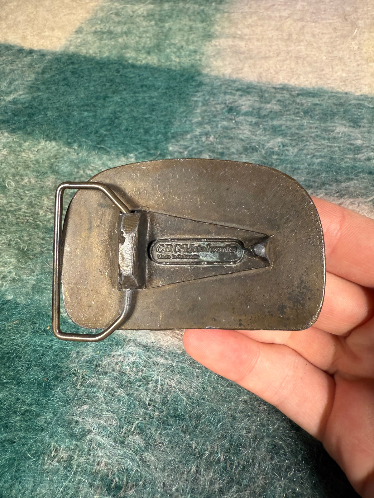 Vintage Grand Lake Country Colorado Belt Buckle