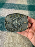 Vintage Klein Tools Electric Worker Belt Buckle