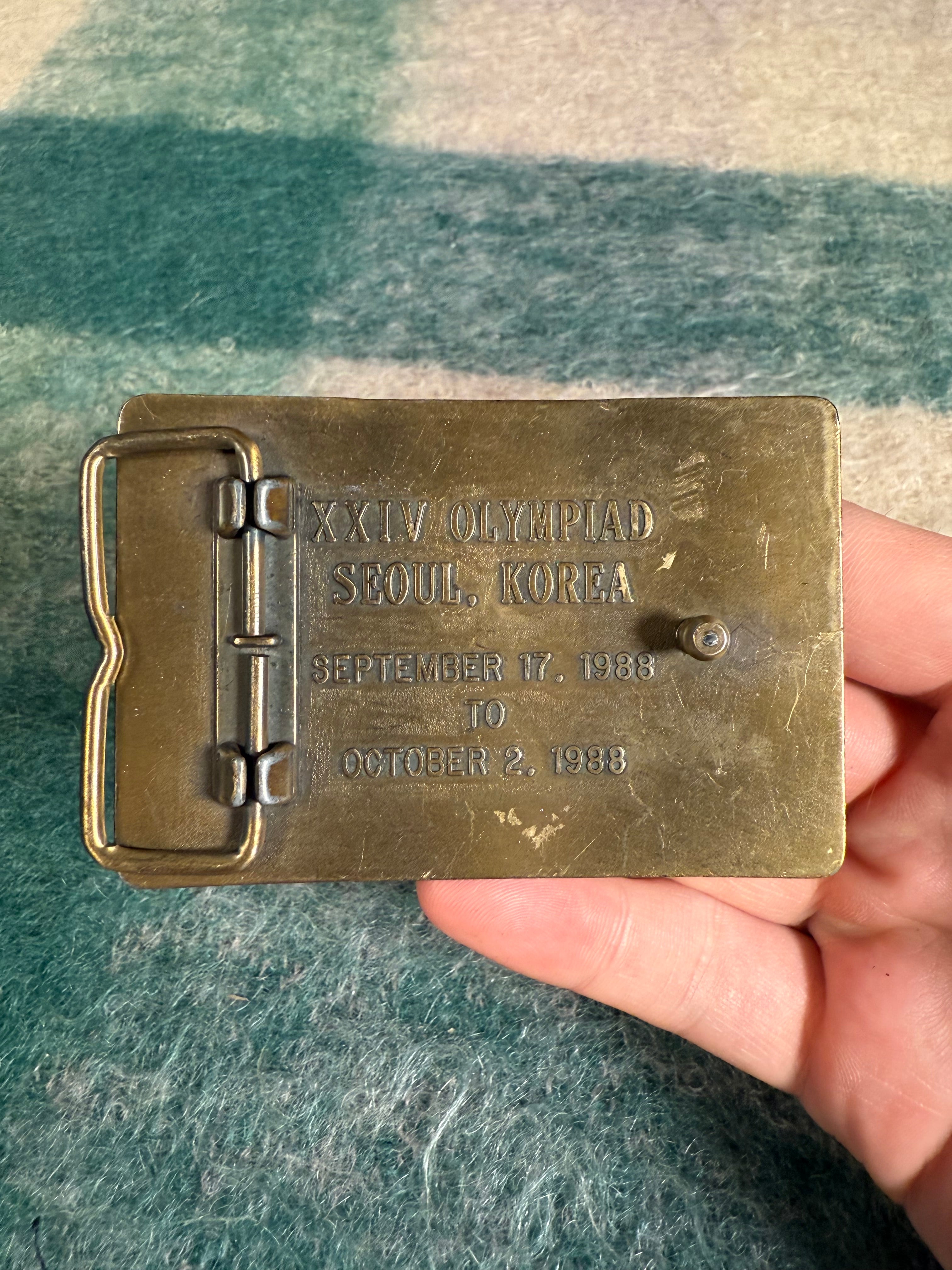 Vintage 1988 US Shooting Team Belt Buckle