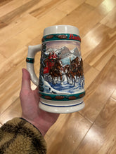 Load image into Gallery viewer, Vintage 1993 Budweiser Holiday Mug
