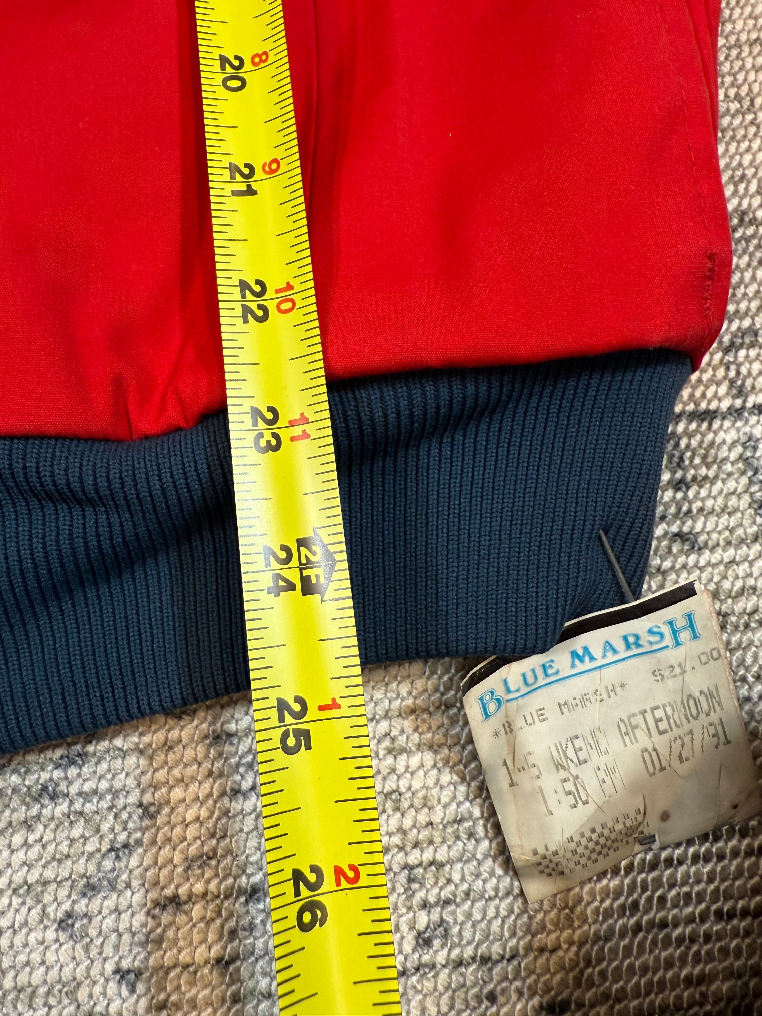Vintage 80s Woolrich Blue and Red Ski Coat (S)