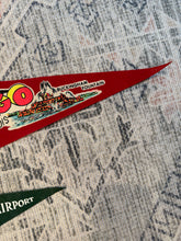 Load image into Gallery viewer, Lot of 2 Vintage Pennants - Chicago and O’Hare Airport
