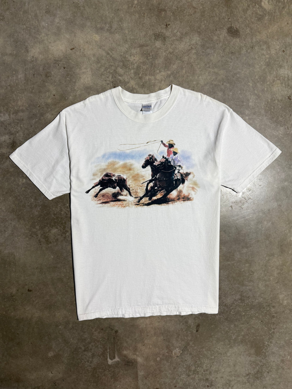 Vintage Cowboy Lasso T-Shirt (XL)