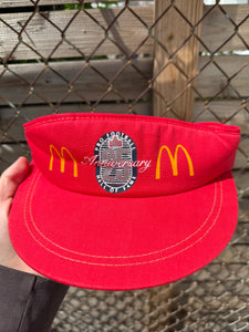 Vintage 80s McDonalds Pro Football Hall Of Fame Visor
