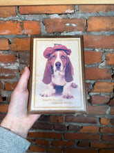 Load image into Gallery viewer, 80s Hope For The Best Dog Wall Hang
