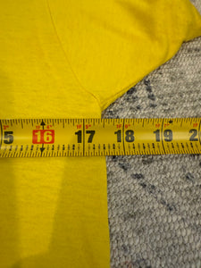 Vintage 80s Florida Flamingo Yellow Shirt (S)