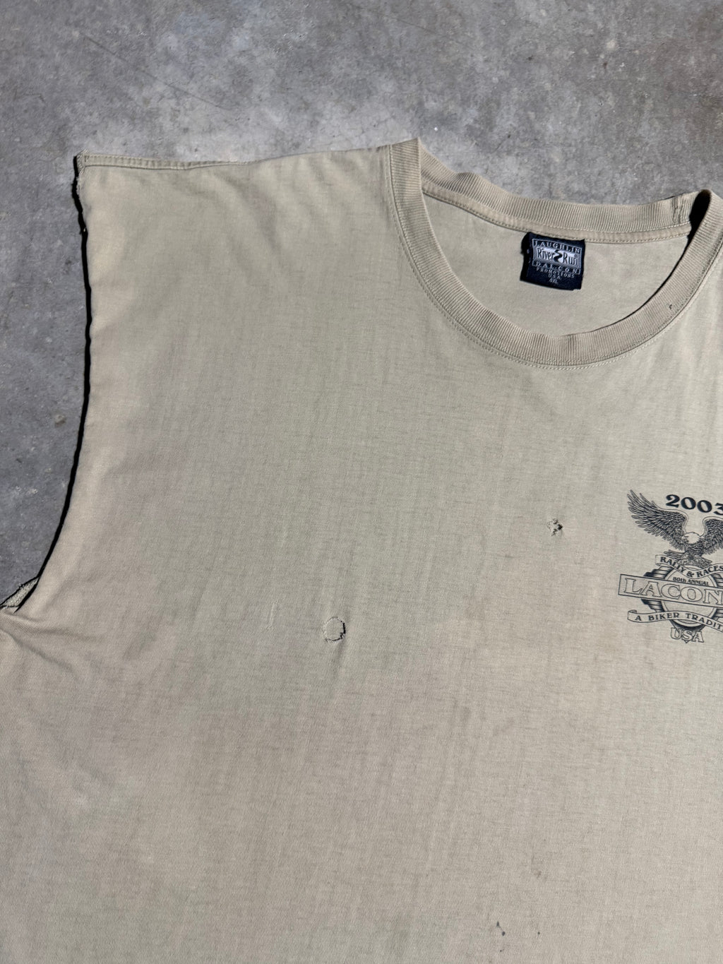 Lot of 2 Vintage Distressed Harley/Biker Shirts (3XL)