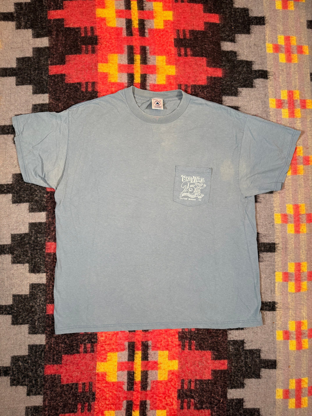 Vintage 2002 Distressed Brew-Thru Shirt (2XL)
