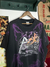 Load image into Gallery viewer, Vintage 90s Lightning Bolt All Over Print Biker Tee (XXL)
