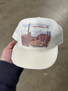 Vintage 80s Superstition Mountain Trucker Hat