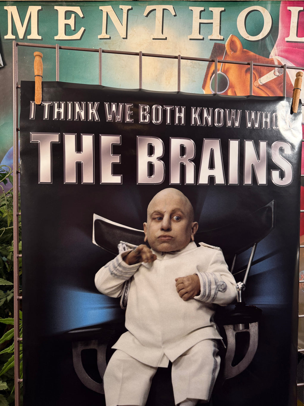 Vintage 2002 Mini Me The Brains Behind This Operation Poster