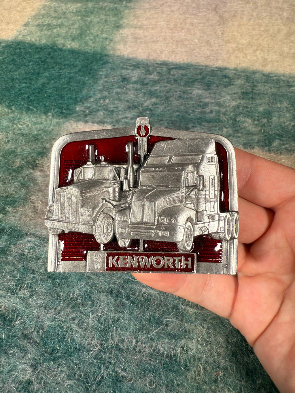Vintage Kenworth Trucks Belt Buckle